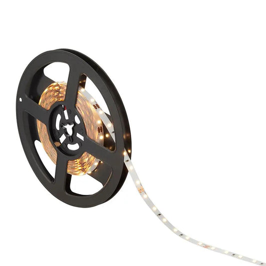 LED strip light reel with warm white lighting, energy efficient for home or business use