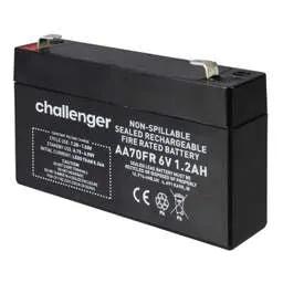 Intruder Alarms Challenger 1.2Ah 6V Fire Rated VRSLA Battery - Intruder Alarms Challenger 1.2Ah 6V Fire Rated VRSLA Battery