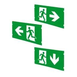 EMERGECNY LIGHTING Lightsafe Spare Legend Pack for EBXLEDST Exit Box - EMERGECNY LIGHTING Lightsafe Spare Legend Pack for EBXLEDST Exit Box
