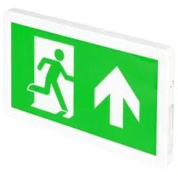 EMERGECNY LIGHTING Lightsafe 2.8W LED Slim Maintained Emergency Self Test Exit Box with Arrow Up Legend - EMERGECNY LIGHTING Lightsafe 2.8W LED Slim Maintained Emergency Self Test Exit Box with Arrow Up Legend