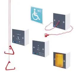 DISABLED ARMS Caresafe Single Zone Accessible Toilet Alarm Kit - DISABLED ARMS Caresafe Single Zone Accessible Toilet Alarm Kit