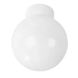 Firstlight Firstlight ES /E27 180mm Sphere Ceiling Light with Opal Glass White - Firstlight Firstlight ES /E27 180mm Sphere Ceiling Light with Opal Glass White