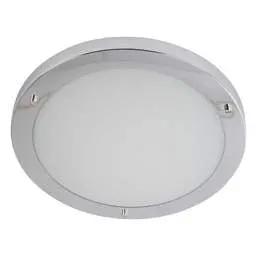 Firstlight Firstlight Rondo ES/E27 Flush Ceiling Light Chrome - Firstlight Firstlight Rondo ES/E27 Flush Ceiling Light Chrome