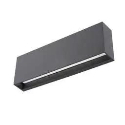 Firstlight Firstlight Midas 6W LED Single Wall Light Graphite 4000K - Firstlight Firstlight Midas 6W LED Single Wall Light Graphite 4000K