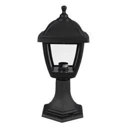 Firstlight Firstlight Palma ES Resin Pillar Lantern Black - Firstlight Firstlight Palma ES Resin Pillar Lantern Black