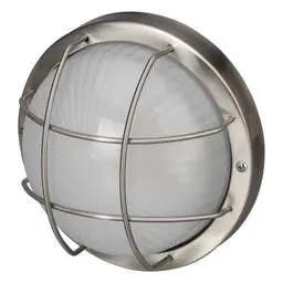 Firstlight Firstlight Court Wall Light Fitting Stainless Steel with Frosted Glass - Firstlight Firstlight Court Wall Light Fitting Stainless Steel with Frosted Glass