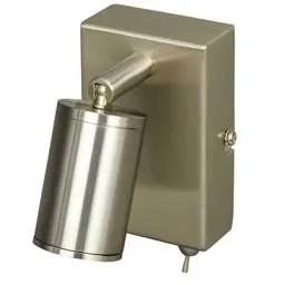 Firstlight Firstlight Orion 4W LED Wall Light Brushed Steel - Firstlight Firstlight Orion 4W LED Wall Light Brushed Steel