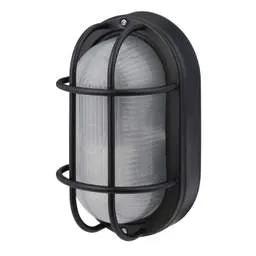 Firstlight Firstlight Lugo ES/E27 Bulkhead Black - Firstlight Firstlight Lugo ES/E27 Bulkhead Black
