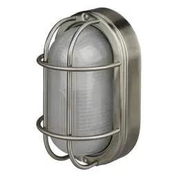 Firstlight Firstlight Lugo ES/E27 Bulkhead Stainless Steel - Firstlight Firstlight Lugo ES/E27 Bulkhead Stainless Steel