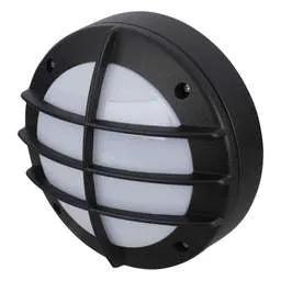 Firstlight Firstlight Nova G9 Exterior Wall Light with Grille Black - Firstlight Firstlight Nova G9 Exterior Wall Light with Grille Black