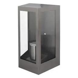 Firstlight Firstlight Brandon ES/E27 Wall Light Stainless Steel - Firstlight Firstlight Brandon ES/E27 Wall Light Stainless Steel