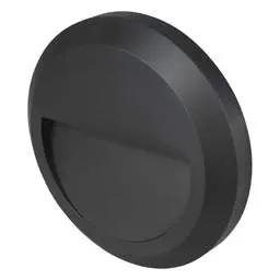 Firstlight Firstlight Enzo 1.7W LED Round Resin Wall / Step Light Graphite 4000K - Firstlight Firstlight Enzo 1.7W LED Round Resin Wall / Step Light Graphite 4000K