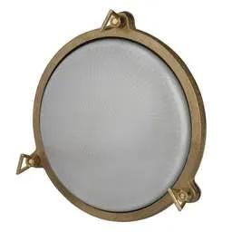 Firstlight Firstlight Nautic ES/E27 Round Bulkhead Brass - Firstlight Firstlight Nautic ES/E27 Round Bulkhead Brass