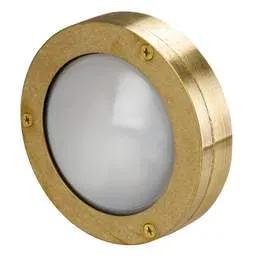 Firstlight Firstlight Nautic G9 Round Bulkhead Brass - Firstlight Firstlight Nautic G9 Round Bulkhead Brass
