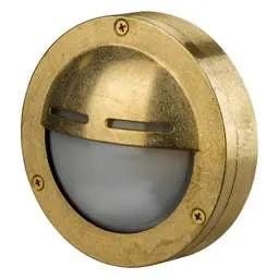 Firstlight Firstlight Nautic G9 Round Eyelid Bulkhead Brass - Firstlight Firstlight Nautic G9 Round Eyelid Bulkhead Brass