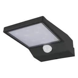 Firstlight Firstlight Cyrus 1W LED Solar Wall Light with PIR 3000K - Firstlight Firstlight Cyrus 1W LED Solar Wall Light with PIR 3000K