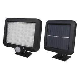 Firstlight Firstlight Sonic 5W LED Solar Security Light with PIR Black 6000K - Firstlight Firstlight Sonic 5W LED Solar Security Light with PIR Black 6000K