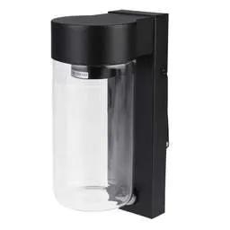 Firstlight Firstlight Zara ES/E27 Down Wall Light with PIR Black - Firstlight Firstlight Zara ES/E27 Down Wall Light with PIR Black