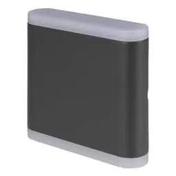 Firstlight Firstlight Pisa 6W LED Up / Down Wall Light Graphite 4000K - Firstlight Firstlight Pisa 6W LED Up / Down Wall Light Graphite 4000K