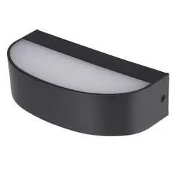 Firstlight Firstlight Texas 8W LED Round Resin Wall Light Graphite 3000K - Firstlight Firstlight Texas 8W LED Round Resin Wall Light Graphite 3000K