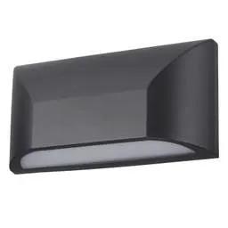 Firstlight Firstlight Mission 6W LED Resin Wall Light Graphite 3000K - Firstlight Firstlight Mission 6W LED Resin Wall Light Graphite 3000K