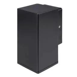 Firstlight Firstlight Ranger GU10 Single Square Resin Wall Light Black - Firstlight Firstlight Ranger GU10 Single Square Resin Wall Light Black
