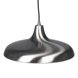 Firstlight Firstlight Curtis ES/E27 Pendant Brushed Steel - Firstlight Firstlight Curtis ES/E27 Pendant Brushed Steel