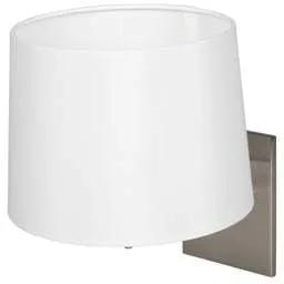 Firstlight Firstlight Grand ES Wall Light Brushed Steel with Cream Shade - Firstlight Firstlight Grand ES Wall Light Brushed Steel with Cream Shade