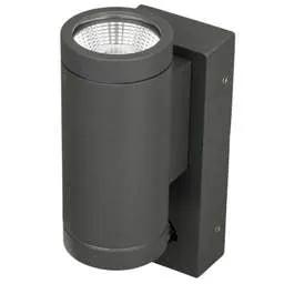 Firstlight Firstlight Shelby 6W LED 2 Light Wall Light with PIR IP65 Graphite - Firstlight Firstlight Shelby 6W LED 2 Light Wall Light with PIR IP65 Graphite