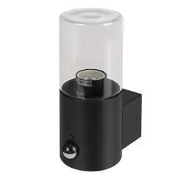 Firstlight Firstlight Manor ES/E27 Wall Light with PIR Black IP44 - Firstlight Firstlight Manor ES/E27 Wall Light with PIR Black IP44
