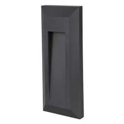 Firstlight Firstlight Enzo 1W LED Resin Wall or Step Light Graphite IP65 4000K - Firstlight Firstlight Enzo 1W LED Resin Wall or Step Light Graphite IP65 4000K