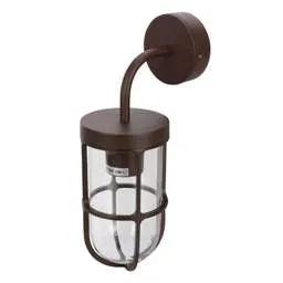 Firstlight Firstlight Bowen ES/E27 Wall Light Rustic Brown IP65 - Firstlight Firstlight Bowen ES/E27 Wall Light Rustic Brown IP65