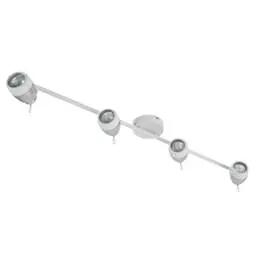 Firstlight Firstlight Marine 4 Light Bar White and Chrome - Firstlight Firstlight Marine 4 Light Bar White and Chrome