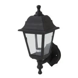 Firstlight Firstlight Oslo 4 Panel Outdoor Lantern Black - Firstlight Firstlight Oslo 4 Panel Outdoor Lantern Black