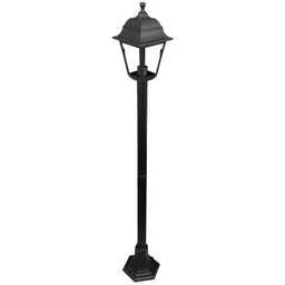 Firstlight Firstlight Oslo 60W 4 Panel Post Lantern Black - Firstlight Firstlight Oslo 60W 4 Panel Post Lantern Black