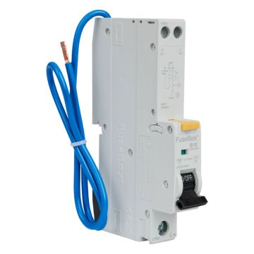 Fusebox RCBO Fusebox RCBO 10A Type A Single Pole 6kA RTA061030B - Fusebox RCBO Fusebox RCBO 10A Type A Single Pole 6kA RTA061030B