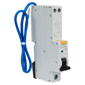 Fusebox RCBO Fusebox RCBO 40A Type A Single Pole 6kA RTA064030B - Fusebox RCBO Fusebox RCBO 40A Type A Single Pole 6kA RTA064030B
