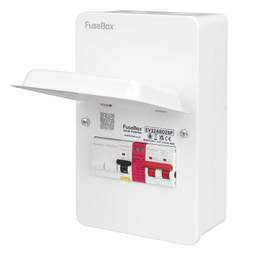 ev charger Fusebox 32A 2 Way EV Metal Clad Distribution Board, Bidirectional RCBO and Type 2 SPD - ev charger Fusebox 32A 2 Way EV Metal Clad Distribution Board, Bidirectional RCBO and Type 2 SPD