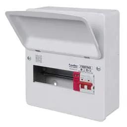 Electrical Lighting Fusebox 7 Way Consumer Unit with 100A Main Switch and Type 2 SPD - Electrical Lighting Fusebox 7 Way Consumer Unit with 100A Main Switch and Type 2 SPD