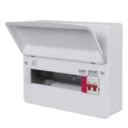 Electrical Lighting Fusebox 11 Way Consumer Unit with 100A Main Switch and Type 2 SPD - Electrical Lighting Fusebox 11 Way Consumer Unit with 100A Main Switch and Type 2 SPD