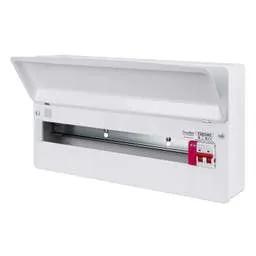 Electrical Lighting Fusebox 21 Way Consumer Unit with 100A Main Switch and Type 2 SPD - Electrical Lighting Fusebox 21 Way Consumer Unit with 100A Main Switch and Type 2 SPD
