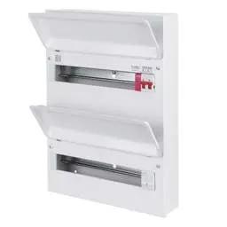 Electrical Lighting Fusebox 31 Way Dual Row Consumer Unit with 100A Main Switch and Type 2 SPD - Electrical Lighting Fusebox 31 Way Dual Row Consumer Unit with 100A Main Switch and Type 2 SPD