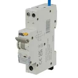 Electrical Lighting Garo 6A Double Pole 1 Module B Curve 6kA 30mA Compact Type A RCBO - Electrical Lighting Garo 6A Double Pole 1 Module B Curve 6kA 30mA Compact Type A RCBO