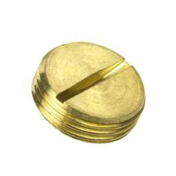 Niglon Niglon 25mm Slotted Plug Brass (Sold in 1's) - Niglon Niglon 25mm Slotted Plug Brass (Sold in 1's)