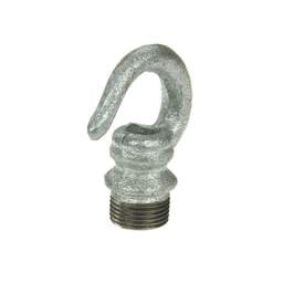 Niglon Niglon 20mm Galvanised Screwed Male Hooks (Sold in 1's) - Niglon Niglon 20mm Galvanised Screwed Male Hooks (Sold in 1's)