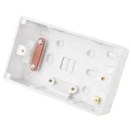 PATRESS BOX Schneider GET Ultimate 2 Gang 47mm Pattress Back Box White - PATRESS BOX Schneider GET Ultimate 2 Gang 47mm Pattress Back Box White