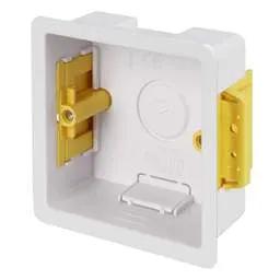 DRYLINING Greenbrook 1 Gang Dry Lining Box 35 mm White (Sold in 1's) - DRYLINING Greenbrook 1 Gang Dry Lining Box 35 mm White (Sold in 1's)