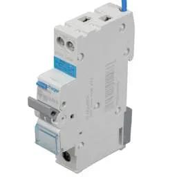 Electrical Lighting Hager 20A Single Pole 1 Module B Curve 6kA 30mA Type A RCBO - Electrical Lighting Hager 20A Single Pole 1 Module B Curve 6kA 30mA Type A RCBO