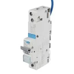 Electrical Lighting Hager 16A Single Pole 1 Module B Curve 10kA 30mA Type A RCBO - Electrical Lighting Hager 16A Single Pole 1 Module B Curve 10kA 30mA Type A RCBO