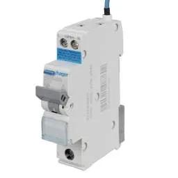 Electrical Lighting Hager 20A 1P+N 1 Module Bidirectional B Curve 6kA 30mA Type A RCBO - Electrical Lighting Hager 20A 1P+N 1 Module Bidirectional B Curve 6kA 30mA Type A RCBO